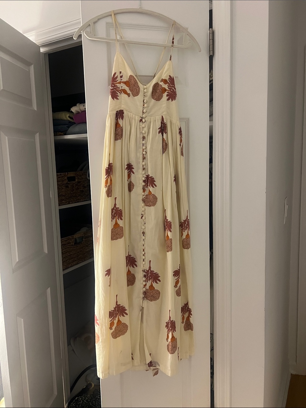Alix of Bohemia Cotton Blockprint Maxi Dress